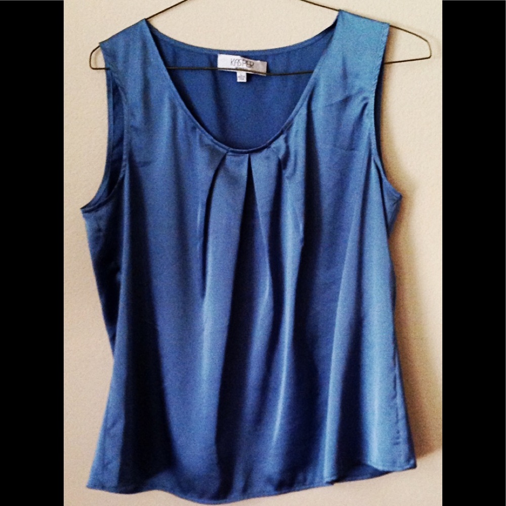 Light Blue Large Kasper Blouse
